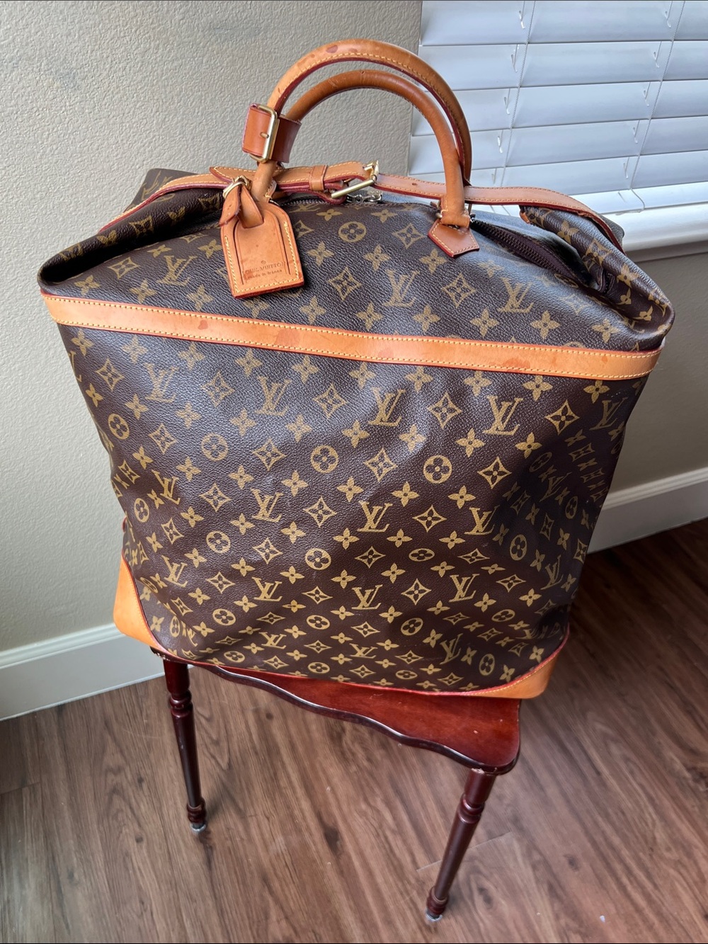 Louise Vuitton Canvas Travel Bag